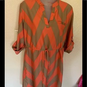 Live 4 truth drawstring waist Dress V neck